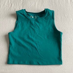 ZYIA Green High Neck Stronger Tank
